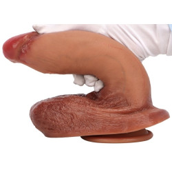 RealCockz Gode Shaney M 19 x 6.5cm Marron